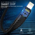 3A USB Fast Charge Cable for iPhone & iPad – Data Sync (1–3m) - Image 2