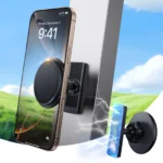 360° Rotatable Magnetic Phone Holder for Golf Cart, Boat & Gym – Portable Universal Mount for iPhone 16 & More - Image 2