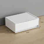 Stackable White Storage Drawer Desktop Storage Box for Office School Sundries Stationery Storage Organizer Home Desk Supplies - Image 6