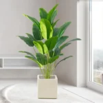1pc Artificial Plants Large Tropical Palm Tree Fake Banana Plants Leaves Real Touch Plastic Monstera For Home Garden Party Decor - Image 3
