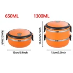 Insulated Trave Kitchen Storage Vacuum Warmer Food Container Lunch Box Hot Food Flask - Image 5