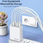 65W USB-C PD Quick Charger – EU/US/UK Wall Adapter for iPhone & Android - Image 6