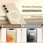 Magnetic Silicone Case for Samsung Galaxy S26–S23 Series – MagSafe Compatible Cover - Image 4