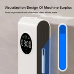 Automatic Sensor Aromatherapy Machine Wall-Mounted Fragrance Usb Rechargeable Deodorant Home Fragrance With Clock Function - Image 4