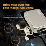 20000mAh 66W Fast Charge Power Bank CCC Chinese Certification with Cable for Xiaomi Huawei Samsung IPhone - Image 5