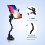 360° Suction Cup Car Phone Mount – Flexible Universal Holder - Image 3