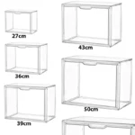 Multifunctional Foldable Storage Box Organizer for Figurines, Jewelry, Makeup, Blind Box, Bag Display – Super Big Acrylic Case