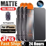 3-Pack Screen Protector for iPhone 17–11 Series – Oleophobic, Dust-Free Install