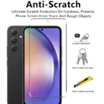 5-Pack 9H Tempered Glass Screen Protector for Samsung Galaxy A & S Series (A55–A12, S20 FE, S10e) - Image 3