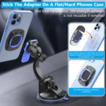 Universal Car Phone Holder Mount – Suction Cup Dashboard & Air Vent Stand for iPhone, Samsung, Xiaomi - Image 3