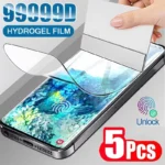 5-Pack Hydrogel Screen Protector for Samsung Galaxy S & Note Series (S24–S8, Note 20–9)