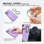 MagSafe Magnetic Car Air Vent Mount – Strong Phone Holder - Image 6