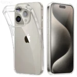Luxury Transparent Silicone Case for iPhone 16–11 & XR/XS Max – Clear Cover