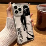 Jujutsu Kaisen Gojo Transparent Case for iPhone 16–11 & X Series – Shockproof Cover - Image 6