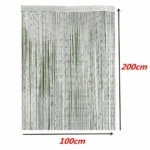 2M*1M String Curtain Panels Door Fly Screen Hanging Beaded Curtains Room Divider Net - Image 6