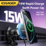 15W MagSafe Magnetic Car Charger – RGB Wireless Mount - Image 2