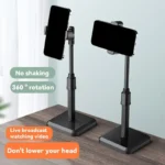 360° Adjustable Angle & Height Desktop Phone Stand - The Perfect Lazy Phone Holder for All Phones! - Image 3