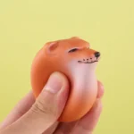 Creative Shiba Inu Realistic Egg Shape PVC Desk Decor Dog & Egg Union Decorations For Home Offices Fun Christmas Gifts - Image 3