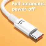 120W 10A USB to USB-C Super Fast Charging Cable for Huawei P Series, Honor & Xiaomi Redmi – Data & Quick Charge (0.3M/1M/1.5M/2M) - Image 4