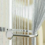 2M*1M String Curtain Panels Door Fly Screen Hanging Beaded Curtains Room Divider Net - Image 3