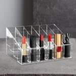 24 Grid Lipstick Holder Acrylic Cosmetics Storage Box Can Store And Sort Lipstick Nail Polish And Jewelry Display Rack - Image 5