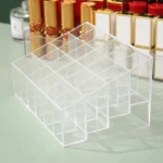 24 Grid Lipstick Holder Acrylic Cosmetics Storage Box Can Store And Sort Lipstick Nail Polish And Jewelry Display Rack - Image 2