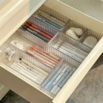 Stackable Acrylic Drawer Organizer - Adjustable Divider Trays for Cosmetics, Modular Makeup Storage Box - Image 4