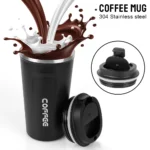 Double Stainless Steel Car Thermos Mug Coffee Mug Thermo Cafe 380/510ML for Tea Water Coffee Leak_Proof Travel Thermo Cup - Image 3