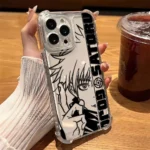 Jujutsu Kaisen Gojo Transparent Case for iPhone 16–11 & X Series – Shockproof Cover - Image 5