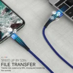 3A USB Fast Charge Cable for iPhone & iPad – Data Sync (1–3m) - Image 6
