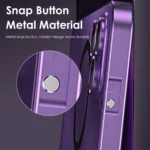 Metal Magnetic MagSafe Case for iPhone 17–12 Pro Max – Aluminum Frame Cover - Image 4