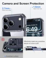 Clear MagSafe Magnetic Case for iPhone 17–12 Series – Wireless Charging Cover - Image 6