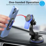 Universal Car Phone Holder Mount – Suction Cup Dashboard & Air Vent Stand for iPhone, Samsung, Xiaomi
