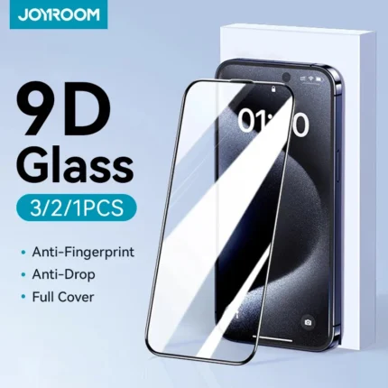 Full Screen HD Tempered Glass for iPhone 16–11 Pro Max (1–3 Pack)