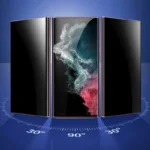 3-Pack Matte Privacy Screen Protector for Samsung Galaxy S24–S20 & Note 20/10 – Ceramic Anti-Spy Film - Image 2