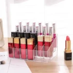 24 Grid Lipstick Holder Acrylic Cosmetics Storage Box Can Store And Sort Lipstick Nail Polish And Jewelry Display Rack - Image 4