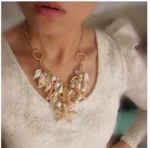 New Fashion Shell Starfish Choker Necklaces Multilayer Pearl Statement Necklaces For Women Beach - Image 6