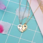 2pcs Romantic Best Friend Pendant Necklace Women Hollow Heart Best Friends Forever BFF Friendship Jewelry Accessories 2025 - Image 4