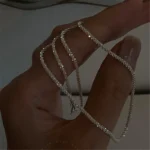 Popular Sparkling Necklace For Women Clavicle Chain Choker Fashion Jewelry Wedding Party Birthday Gift - Image 2
