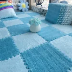 30*30CM Soft Plush Children Kids Rug Play Mat Puzzle Carpet Warm Playmat Interlocking Exercise Tiles Floor Carpet Decoration Mat - Image 2
