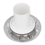 Shower Drain Cover Tray Waste Trap Plug Hole Cover Replacement Chromate Treatment Fast Flow - Image 4
