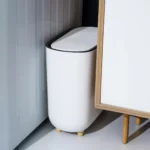 Narrow Shape Press Ring Trash Can with Lid for Bathroom Gap, Highlighting the Features of Garbage Classification - Image 2