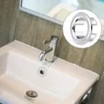 4Pcs Plastic Sink Hole Overflow Cover for Kitchen Bathroom Basin Trim Bath Drain Cap Sink Wash Basin Round Overflow Ring Plug - Image 5