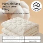 Microfiber Quilted Mattress Protector Antibacterial Anti-mite, Soft Breathable, Fitted Elastic Cover Fits 5-28cm Mattresses - Image 5