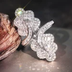 Huitan Special Design Women Ring Inlaid Shining Cubic Zirconia Fashion Luxury Wedding Party Accessories Charming Elegant Jewelry - Image 5