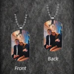 1pc Personalized Customized Photo & Picture Necklace Tags for Couples & Families to Commemorate Beautiful Moment Christmas Gifts - Image 3