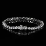 S925 Sterling Silver High Quality Fashionable D Color VVS1 Full Moissanite Tennis Bracelet for Women Wedding Engagement Jewelry - Image 2
