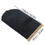 Thickened sponge prayer mat with tassel embossed prayer mat soft and easy to carry can be used in many scenes - Image 5