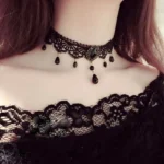 New Sexy Gothic Chokers Crystal Black Lace Neck Choker Necklace Vintage Victorian Women Chocker Steampunk Jewelry - Image 5