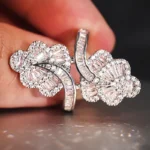 Huitan Special Design Women Ring Inlaid Shining Cubic Zirconia Fashion Luxury Wedding Party Accessories Charming Elegant Jewelry - Image 4